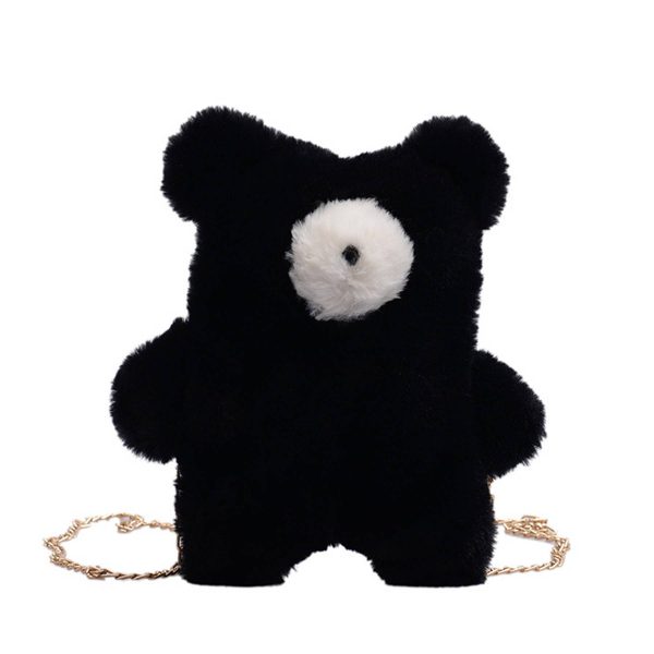 Large capacity bear shoulder crossbody bag