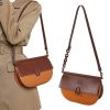 Saddle Shoulder Crossbody Tote Bag