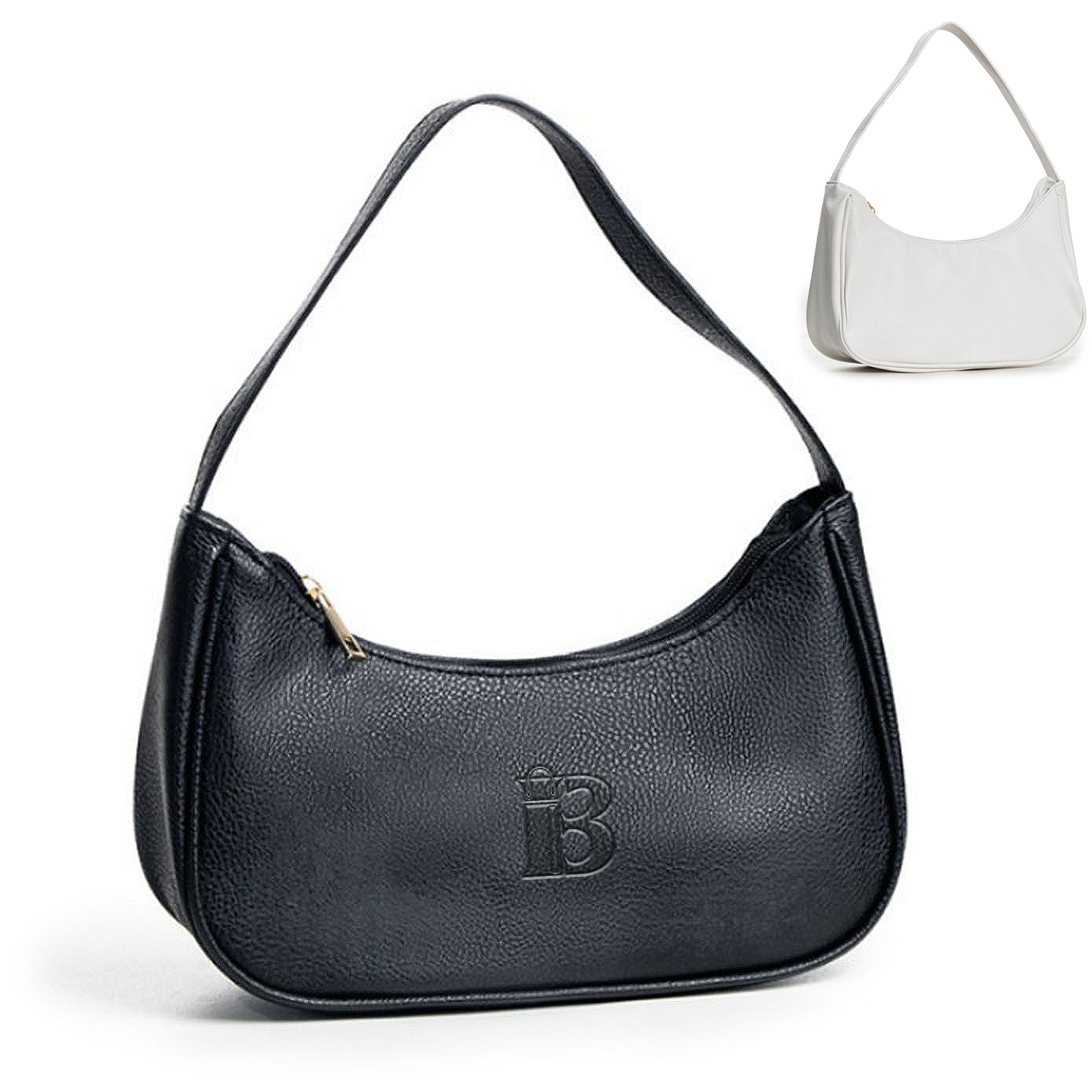 PU leather new women's with zipper tote bag
