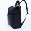 PU Solid Color Large Capacity Travel Student Backpack