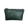 Genuine Leather Single Shoulder Retro Wide Crossbody Bag