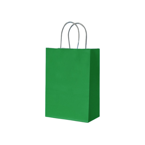 Reusable hand-held kraft paper bag