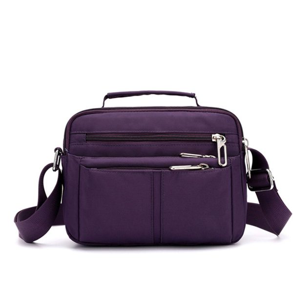 Multi Color Nylon Waterproof Casual Diagonal Cross-body Bag