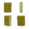 PU Leather Travel Small lipstick storage Makeup Bag Green