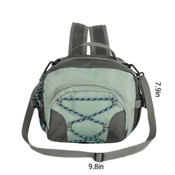 Polyester City Light Outdoor Hiking Crossbody Bag Backpack
