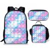 Kids Backpack Set w/ Lunch Bag&Pencil Case