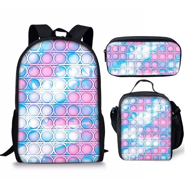 Kids Backpack Set w/ Lunch Bag&Pencil Case