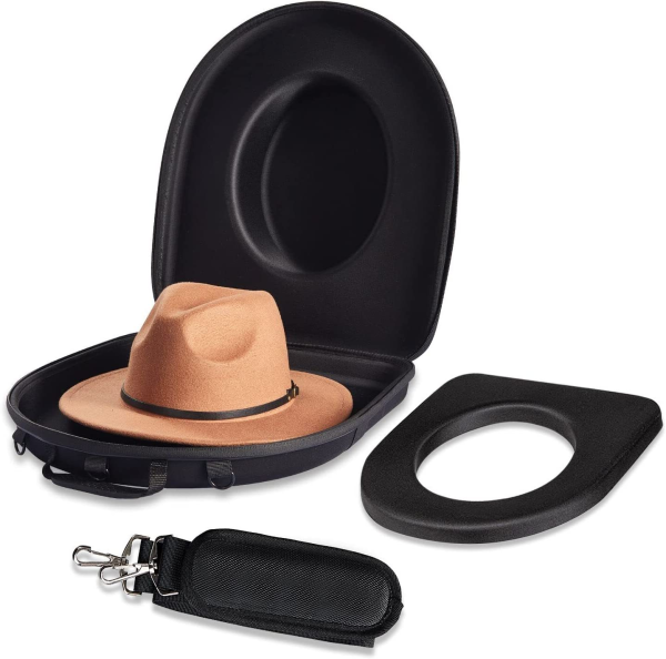 Hat Storage Bag Straps to Suitcase or Carried on Shoulders