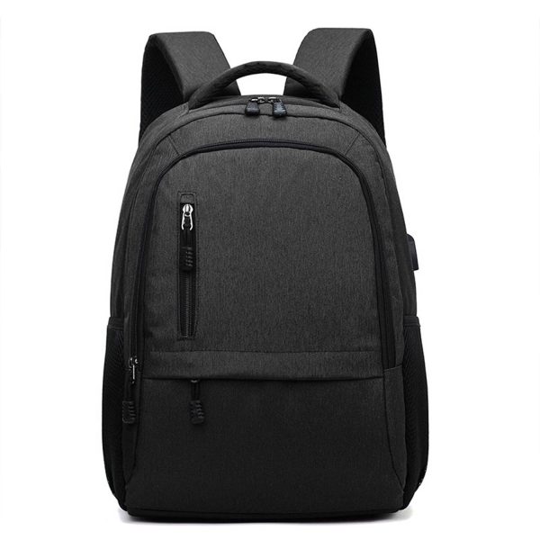 Oxford Business Men's Backpack With Charging Port