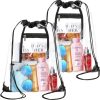 Travel Waterproof Clear Drawstring Bag
