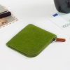 Zippered Felt Fabric Coin Purse