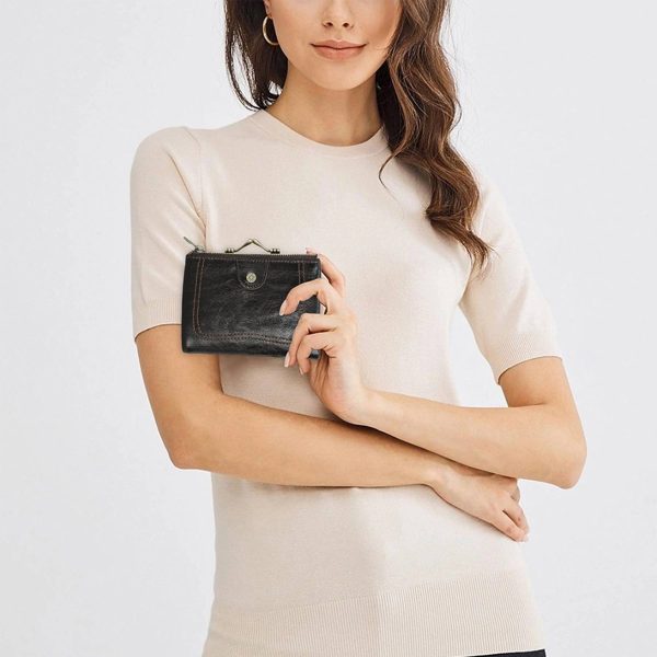 Genuine Leather RFID Clip Medium Waterproof Wallet