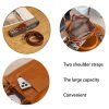 Vegan Leather Simple Vintage Shoulder Retro Handbag