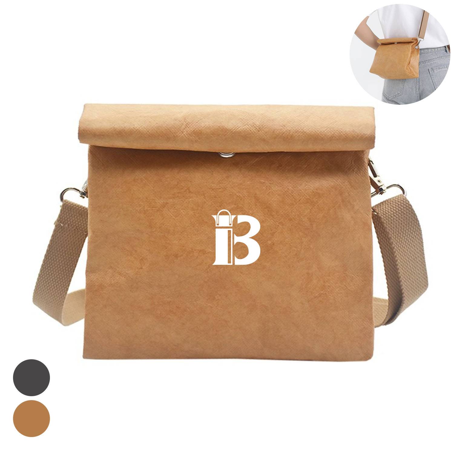 Tyvek Paper Crossbody Bag