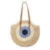 Paper Round Tote Woven Bag