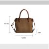 Large Capacity Single Shoulder Diagonal Canvas Tote Bag