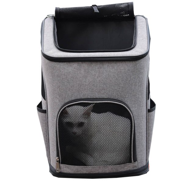 Oxford cloth large capacity shoulder breathable pet backpack
