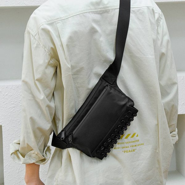 Nylon punk Fanny Pack