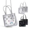 Geniune Leather Crossbody Bag Studded With Shinestones