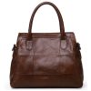 Women's Soft Genuine Leather Tote Bag