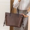 Pvc Check Waterproof Tote Bag For Women