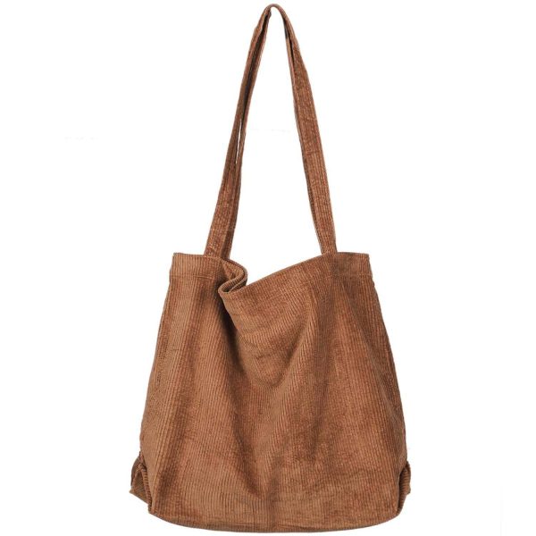 Corduroy Tote Bag for Women