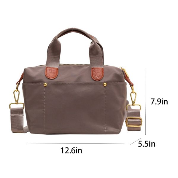 Nylon Fabric Crossbody Bag Waterproof Lightweight for Women