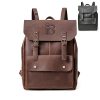 PU Leather Crossbody Backpack Shoulder Bag