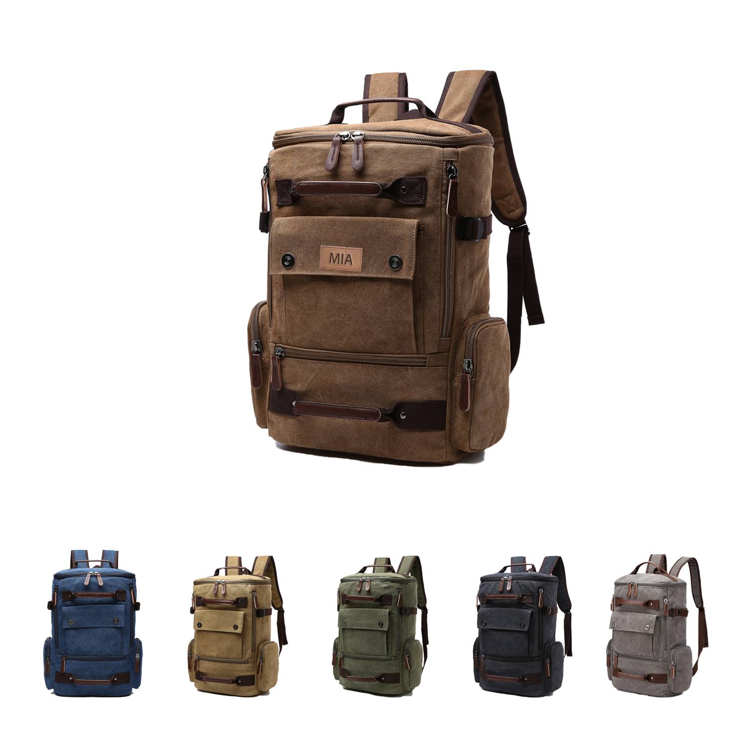 Travel Duffle Canvas Backpack