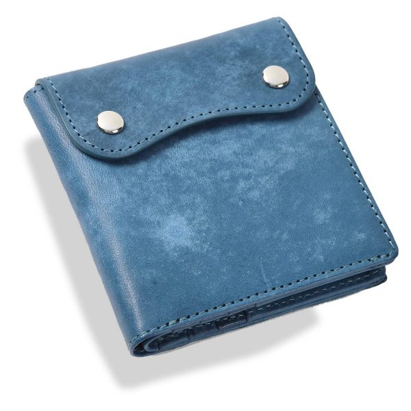 Genuine leather multi card short handbag