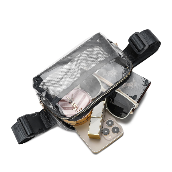 Clear Crossbody Waist Bag for Sports
