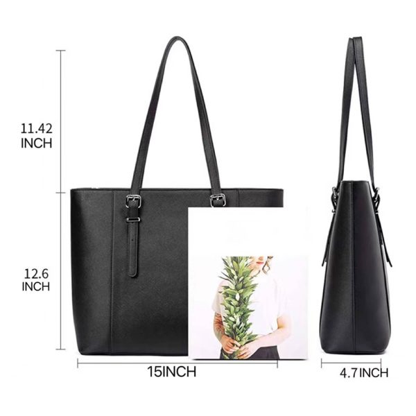 Women Briefcase Laptop Vintage Genuine Leather Handbags
