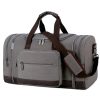Canvas Shoe Compartment Travel Tote Duffel Bag