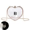 Transparent Heart shaped One Shoulder Crossbody Bag