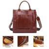 Vegan Leather Simple Vintage Shoulder Retro Handbag