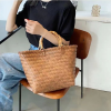 Summer Beach Rattan Tote Bag