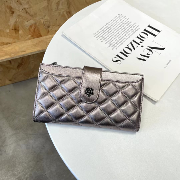 Genuine Leather Small Fragrant Style Women'S Wallet