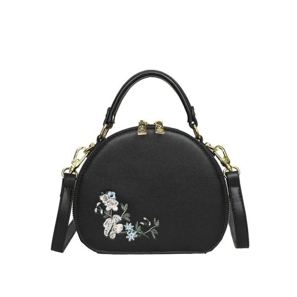 PU Embroidered Fashion Handbag Crossbody Bag