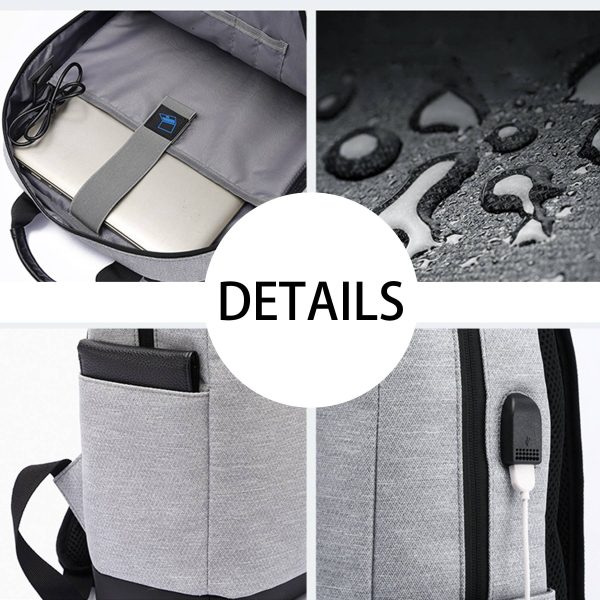 Polyester high-capacity minimalist computer backpack