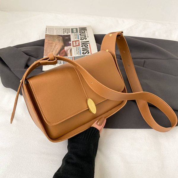 PU Leather Tote Crossbody Bag