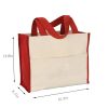 Cotton canvas grocery tote bag