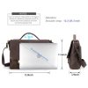 Genuine Leather Waterproof Business 14.2inch Cross-body bag