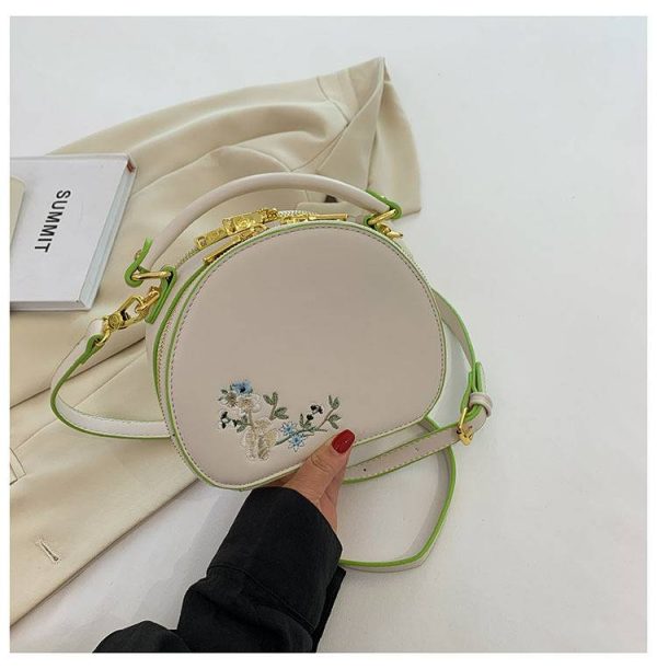 PU Embroidered Fashion Handbag Crossbody Bag