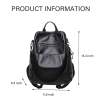 Large Fashion PU Leather Backpack Purse