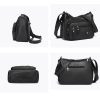 Fashion Multi Zipper Crossbody Bag
