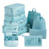 Packing Cubes - 9 PCS Travel Luggage Organizers Bag Set