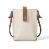 Genuine Leather Simple shoulder cross-body pouch bag