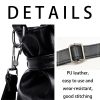 PU Punk vintage shoulder biker diagonal bag