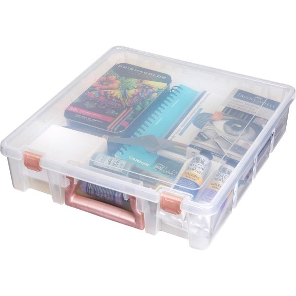 Large Art Supply Organizer Bulky Item Storage Container