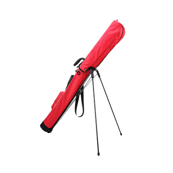 Golf bag with holder